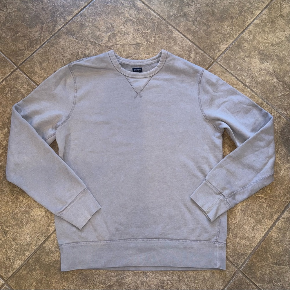 Very Good - J. Crew  - Men's Gray Crewneck Sweater